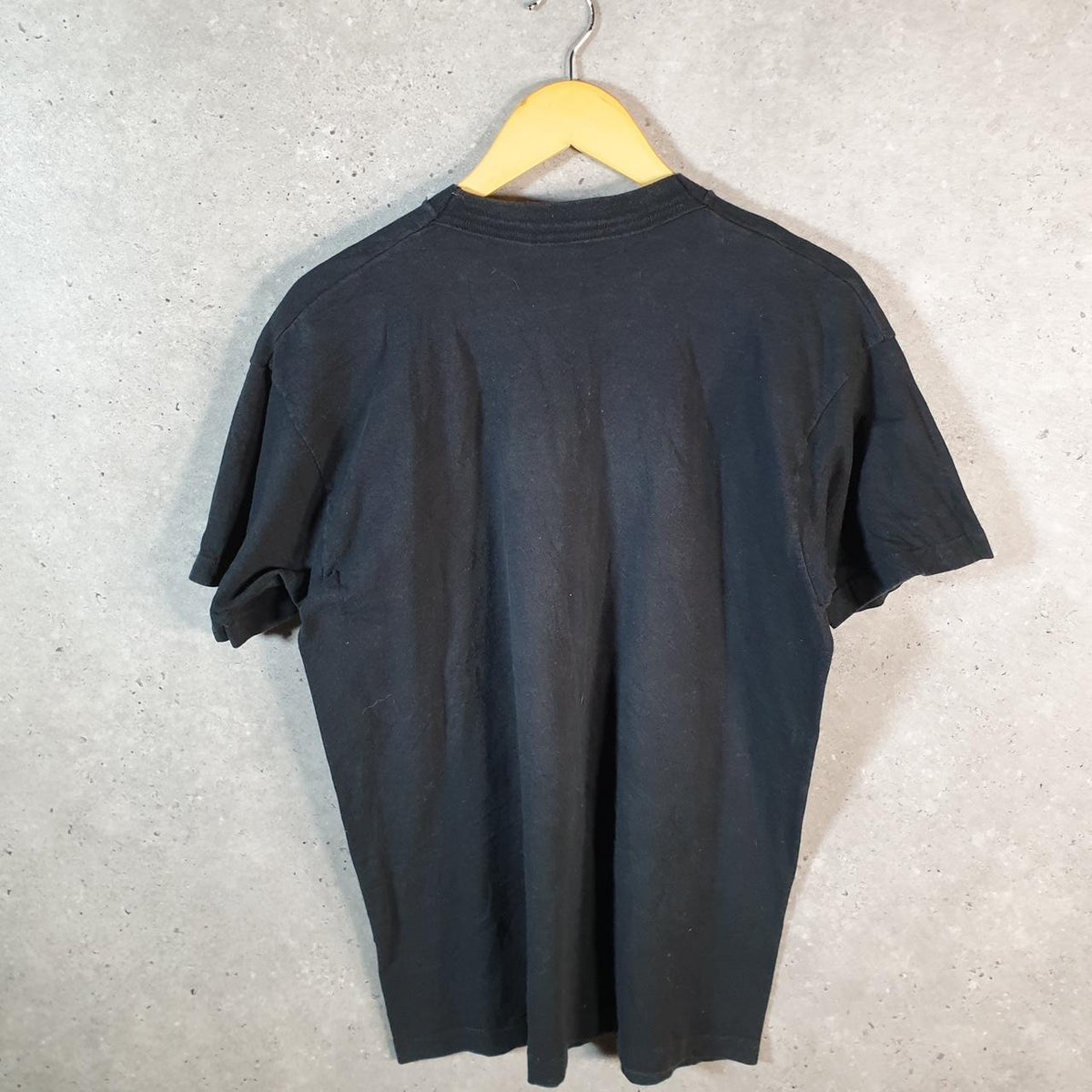Vintage Fruit of the Loom Las Vegas Nevada 90s USA Single Stitch T Shirt Men’s Large Black C8763