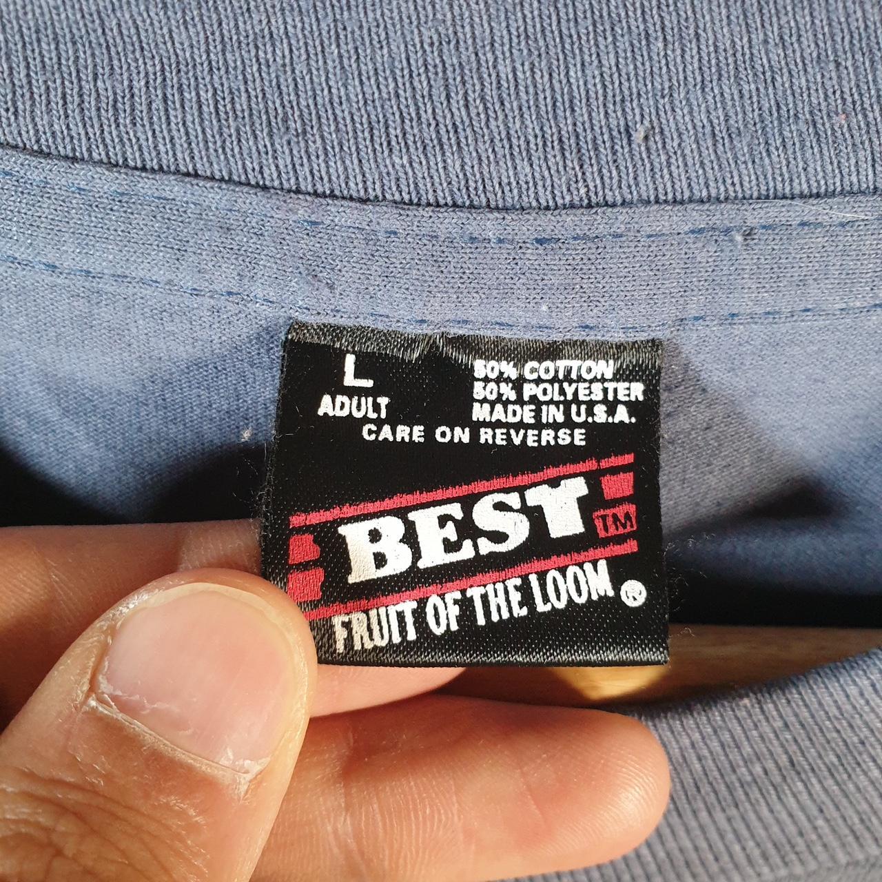 Vintage Fruit of the Loom World Pork Expo 1996 Iowa USA Single Stitch T Shirt Men’s Large Blue