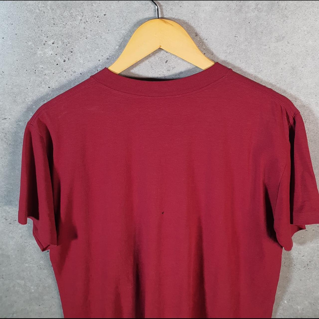 Vintage Trench Washington NFL 90s Graphic USA Single Stitch T Shirt Men’s Medium Red C9661