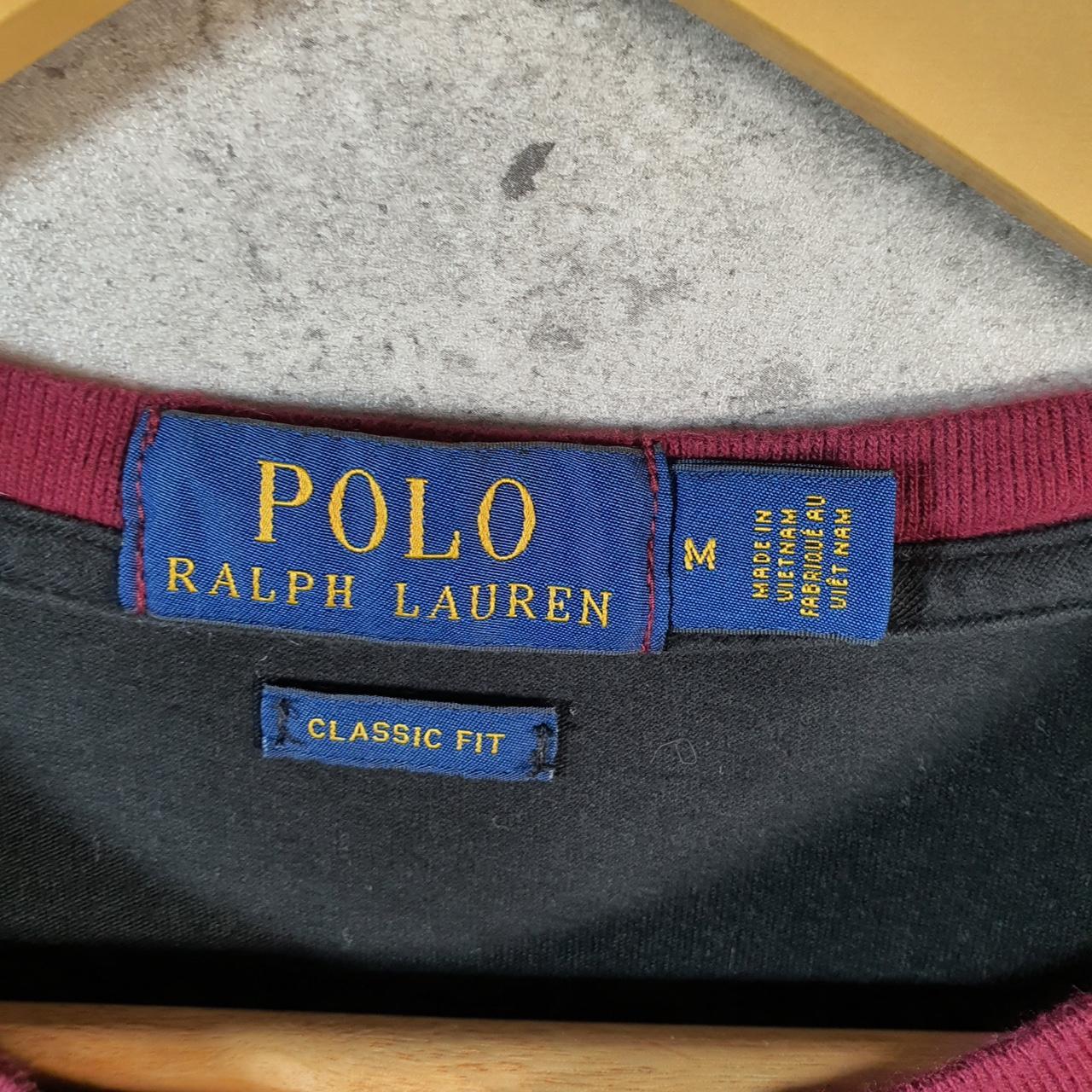 Vintage Ralph Lauren Polo Pocket T Shirt Men’s Medium Black Classic Fit Pony