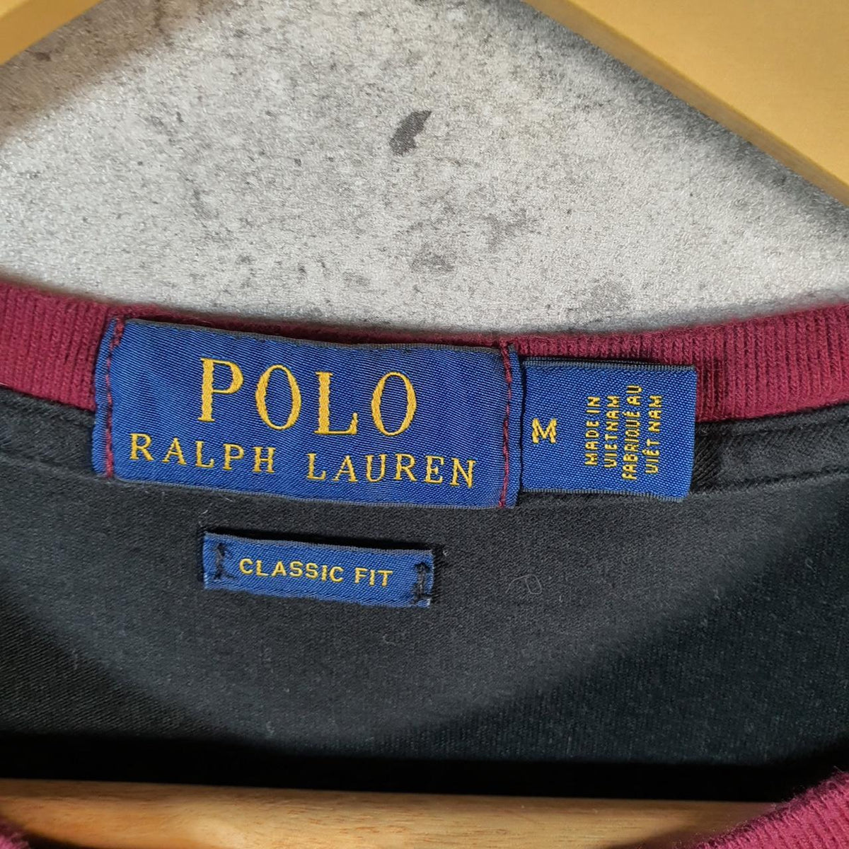 Vintage Ralph Lauren Polo Pocket T Shirt Men’s Medium Black Classic Fit Pony