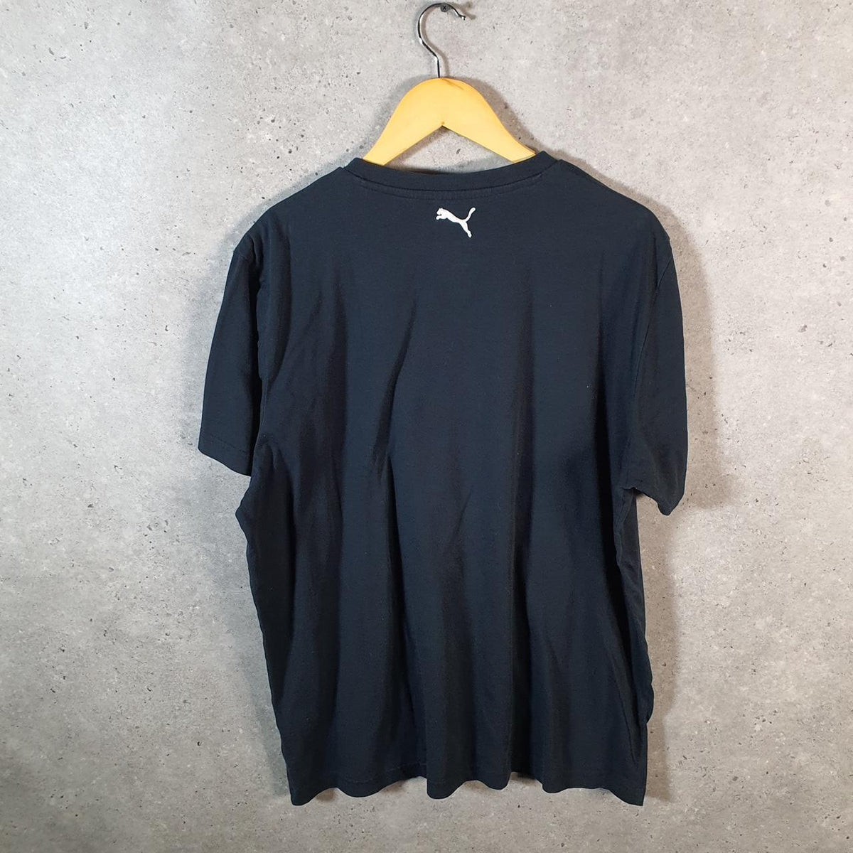 Vintage Puma Spellout T Shirt Men’s XL Black
