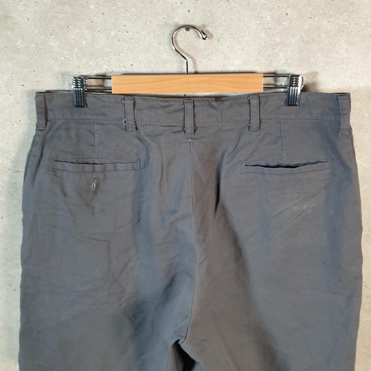 Vintage Red Kap Chino Shorts Jorts Cargo Men’s W38 Grey Baggy Cotton