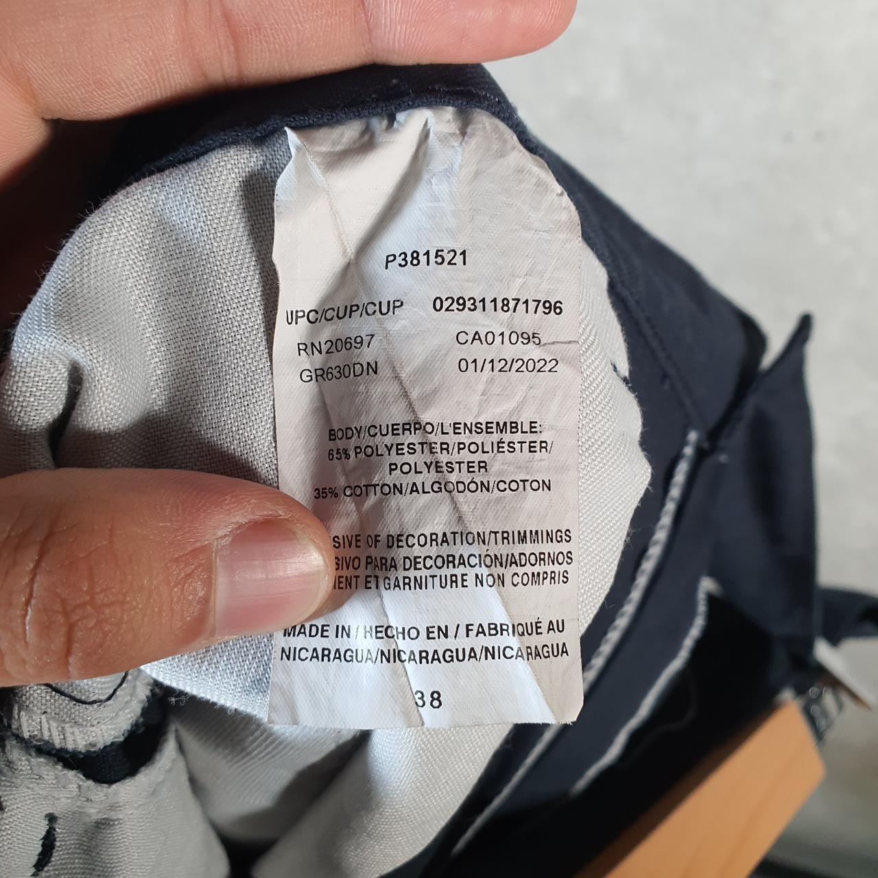 Vintage Dickies Baggy Chino Shorts Jorts Cargo Mens W38 Navy Blue Regular Fit