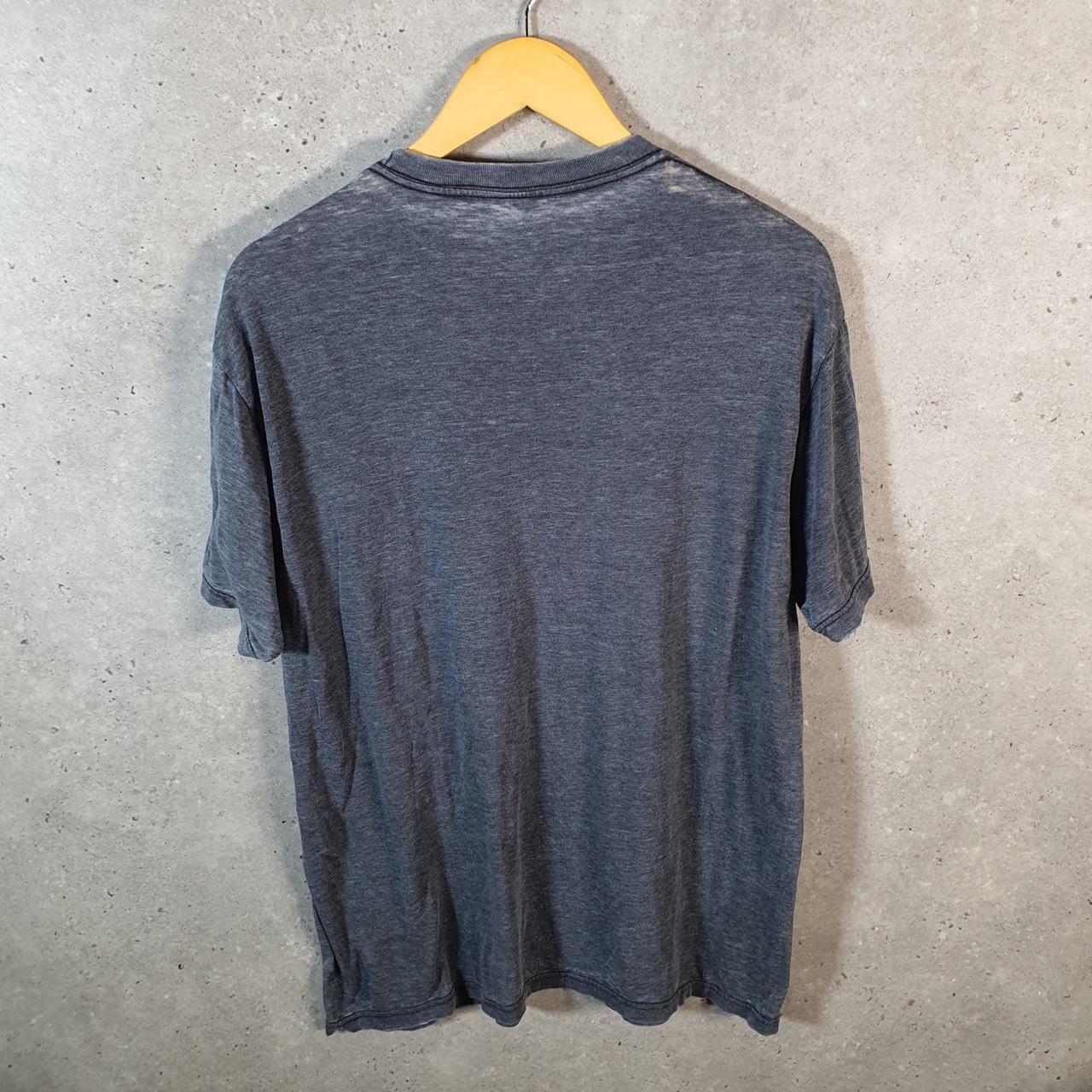Vintage Pepsi Spellout Graphic T Shirt Men’s Large Grey Casual Athletic