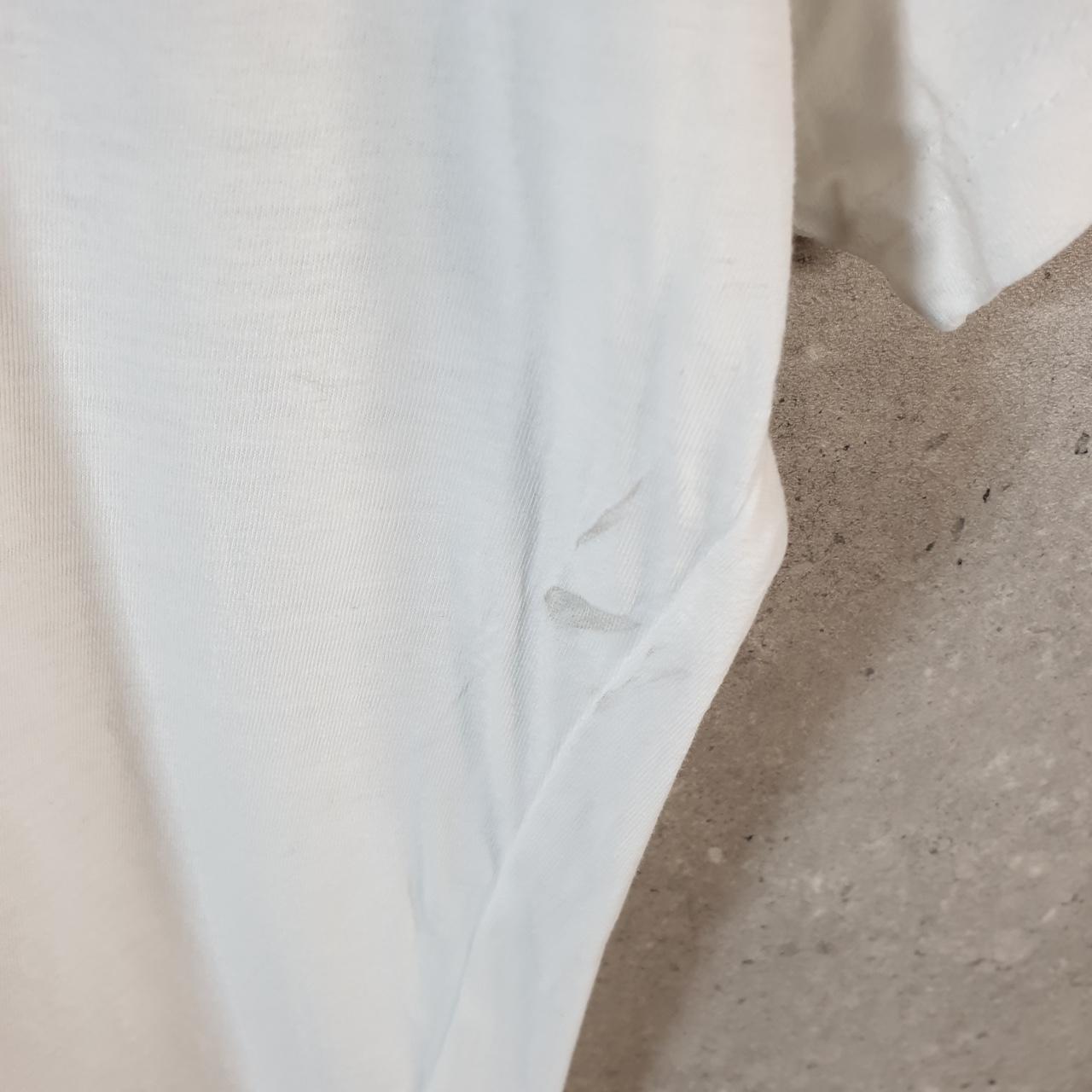 Vintage Ralph Lauren Polo T Shirt Men’s Large White Embroidered Slim Fit Pony