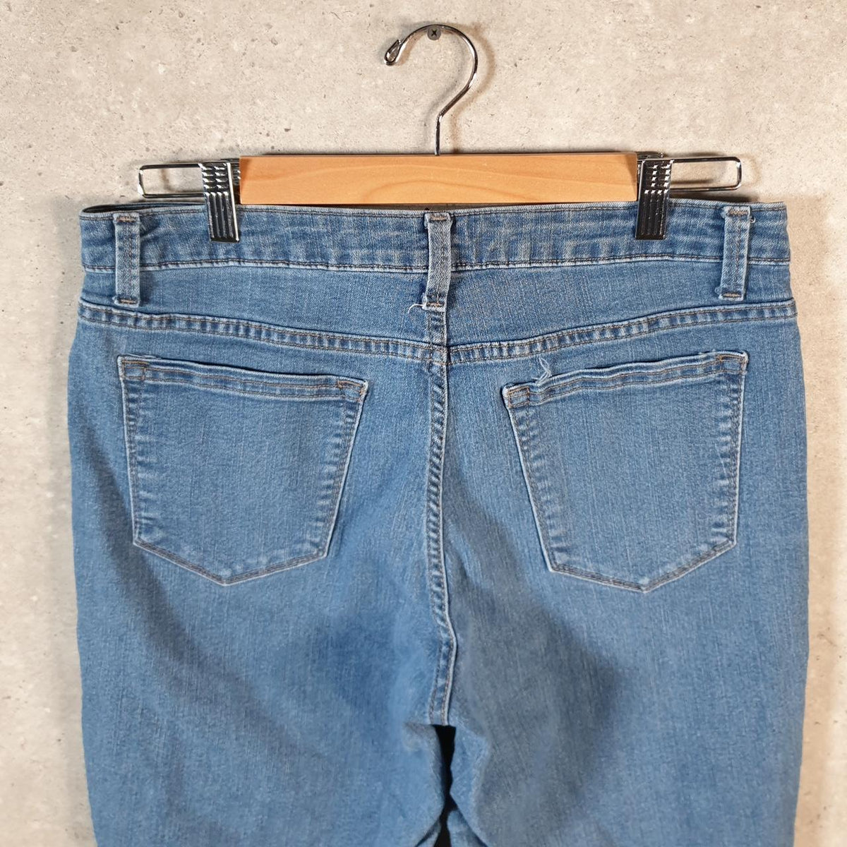 Vintage Lee Baggy Shorts Jorts Cargo Womens W32 Blue Relaxed Denim