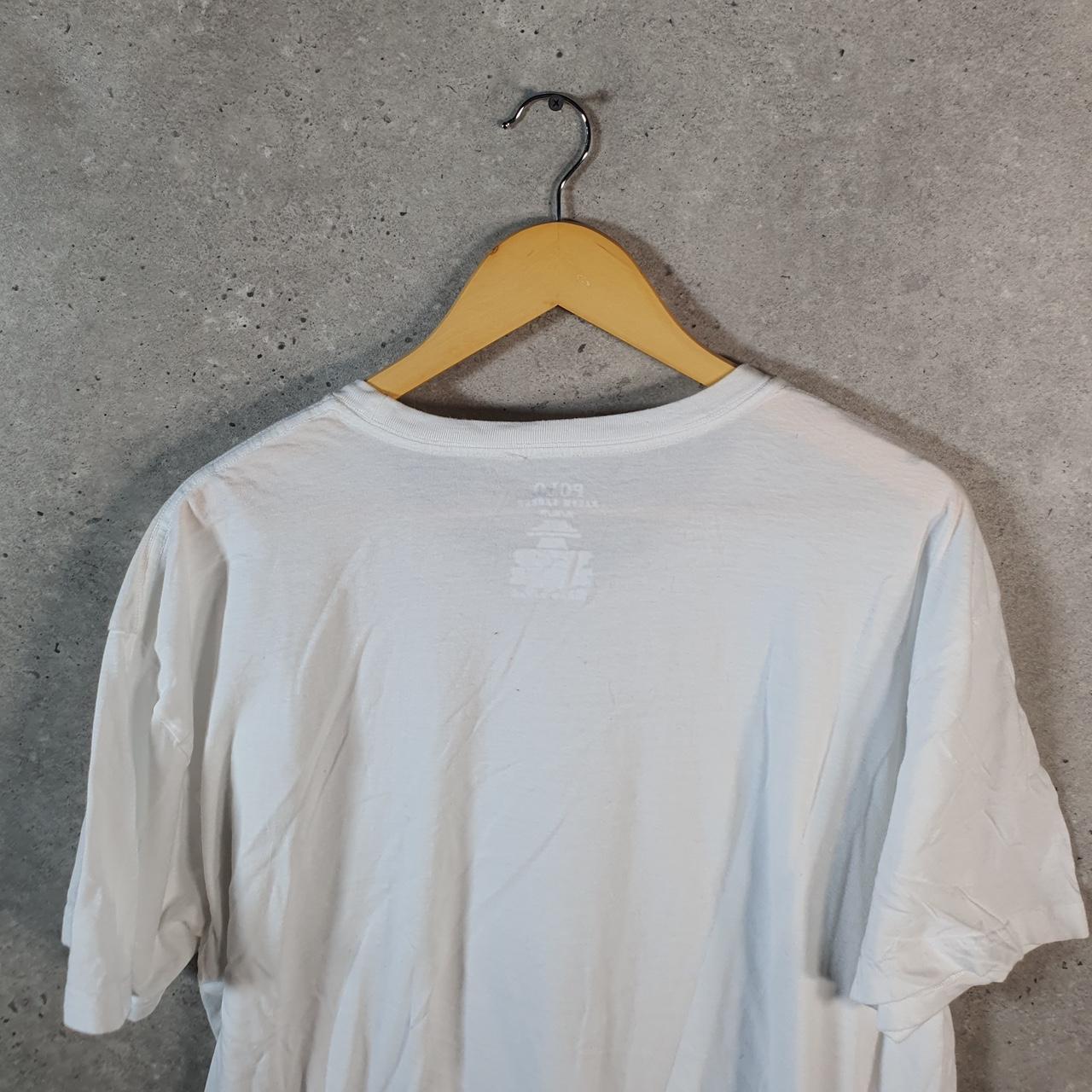 Vintage Ralph Lauren Polo Sport T Shirt Men’s XL White Classic Fit Embroidered Pony C8638