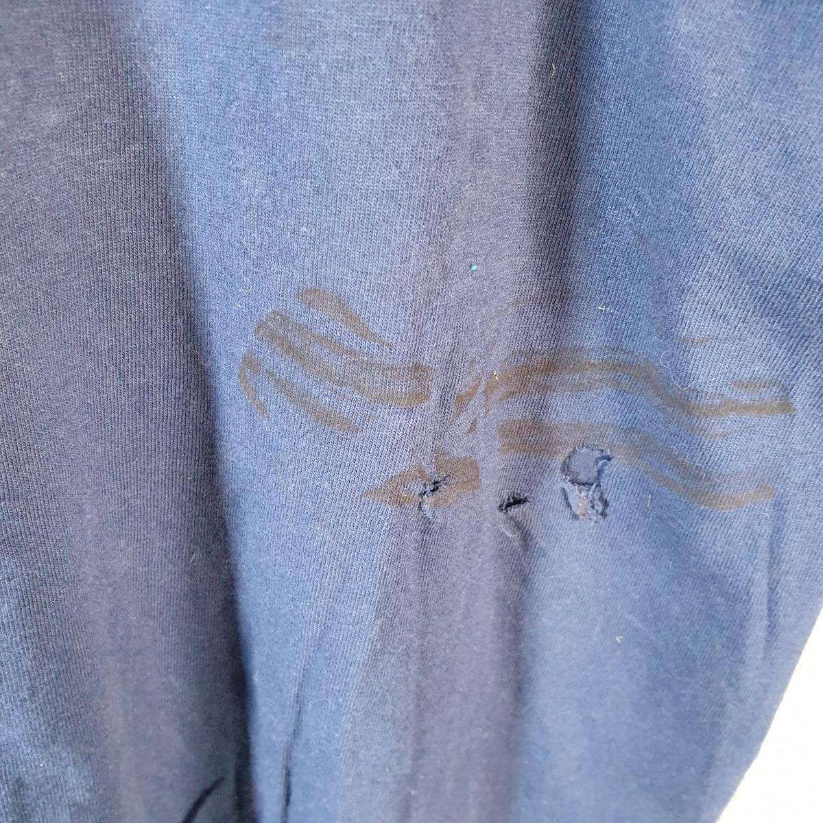 Vintage Reland Snakes Parrot Bird USA 90s Single Stitch T Shirt Men’s XS Navy Blue C8895