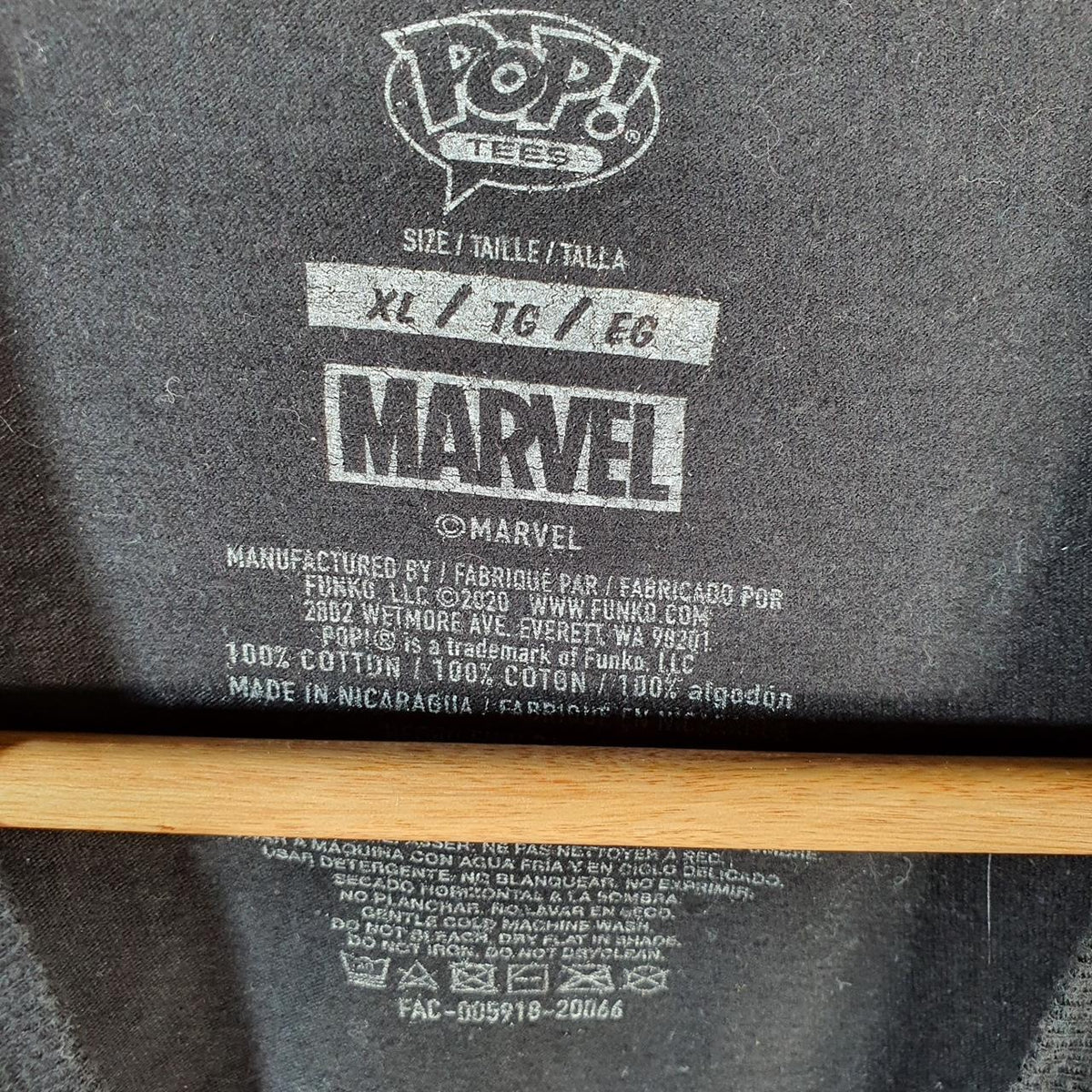 Vintage Marvel Loki T Shirt Men’s XL Black Spellout Graphic