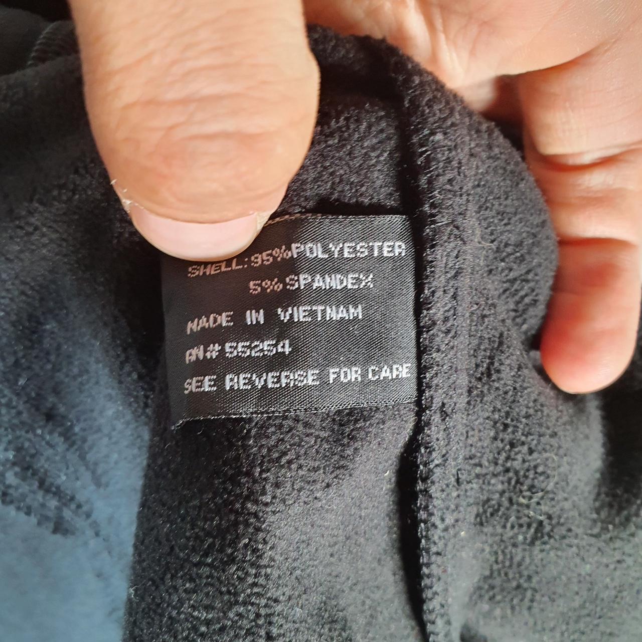 Vintage Champion Full Zip Fleece Sweatshirt Mens Large Black Embroidered Logo