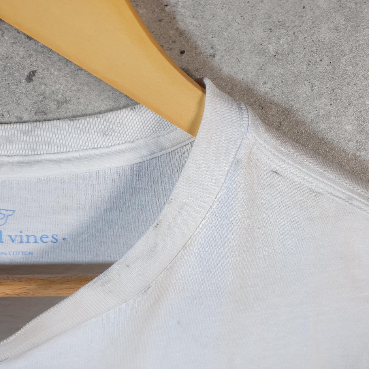 Vintage Vineyard Vines Whale T Shirt Men’s XS White Casual Logo Surfing Y2K