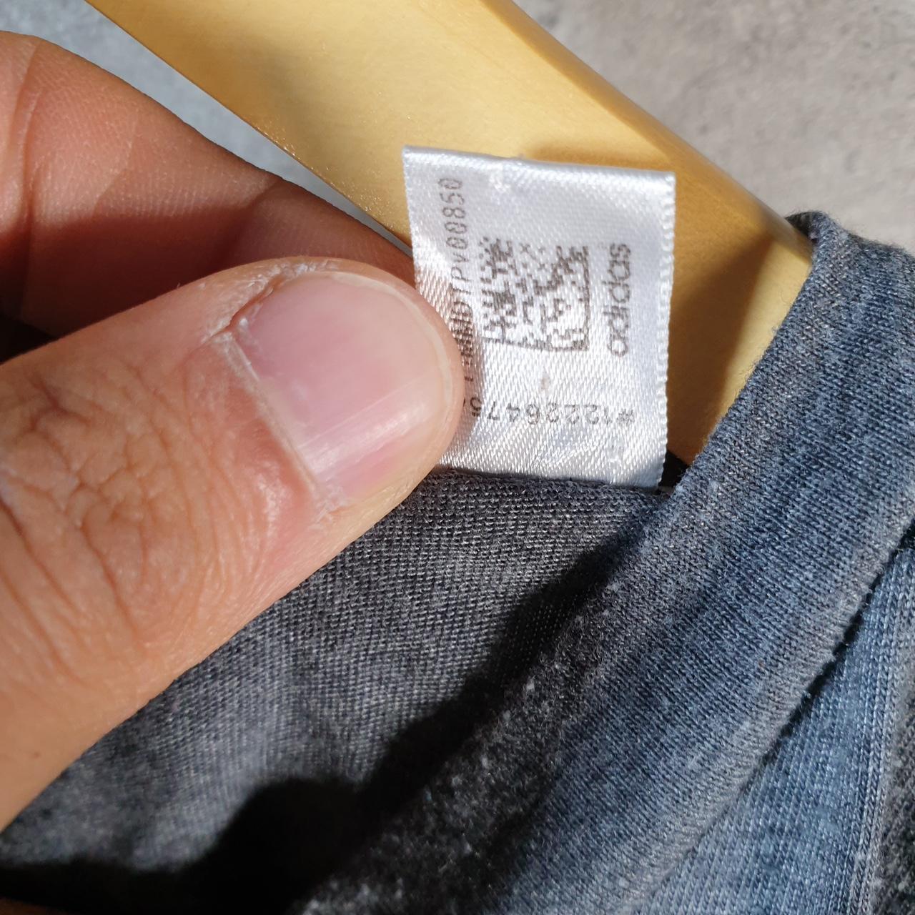 Vintage Adidas Climalite T Shirt Men’s XL Grey Three Stripes Logo Athletic