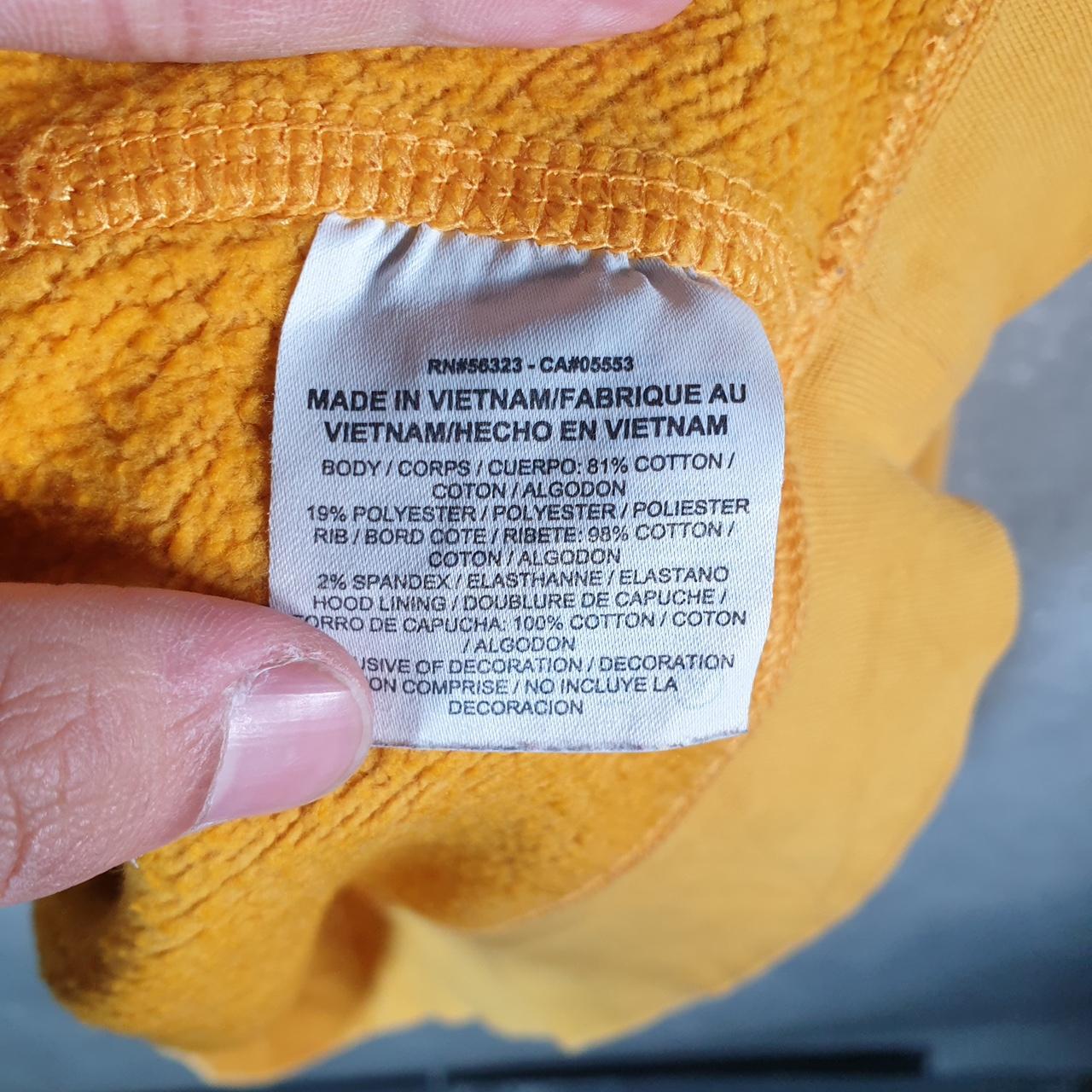 Vintage Nike Centre Swoosh Union County Hoodie Men’s Small Yellow Swoosh Y2K Pullover