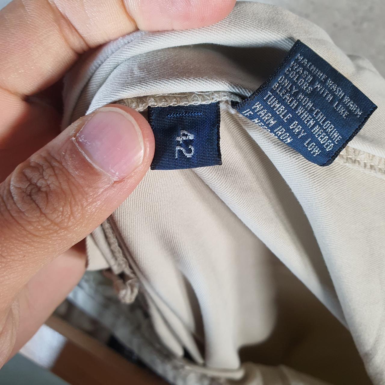 Vintage Ralph Lauren Polo Shorts Jorts Chino Cargo Men’s W42 Brown Baggy Cotton