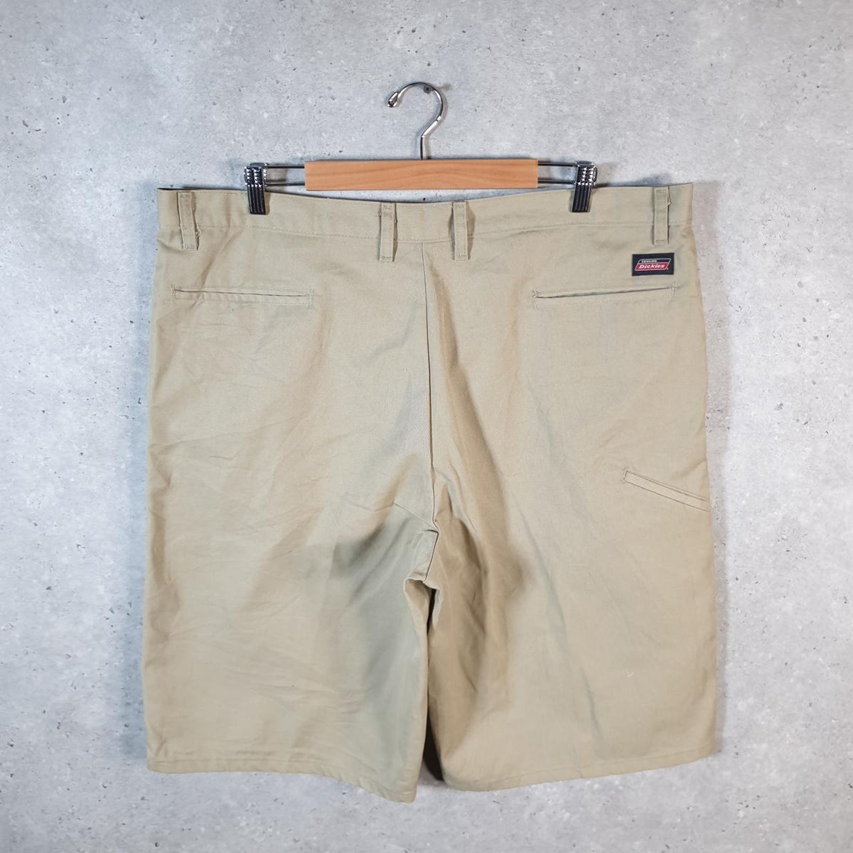 Vintage Dickies Baggy Chino Shorts Jorts Cargo Mens W42 Brown Relaxed Fit