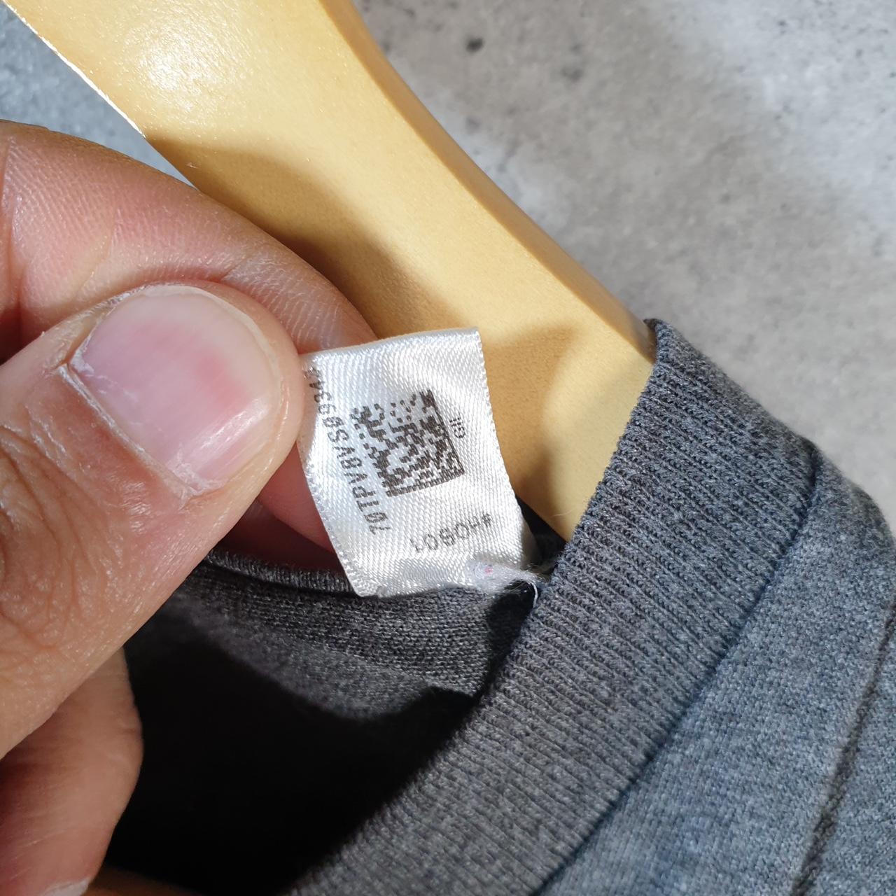 Vintage Adidas Amplifier T Shirt Men’s Large Grey Three Stripes Logo Athletic