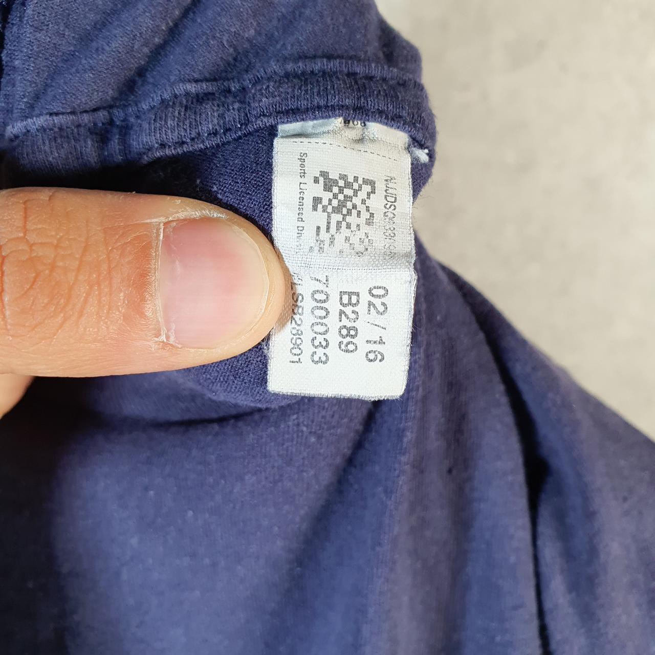 Vintage Adidas Go To Tee T Shirt Men’s Medium Navy Blue Three Stripes Logo Athletic