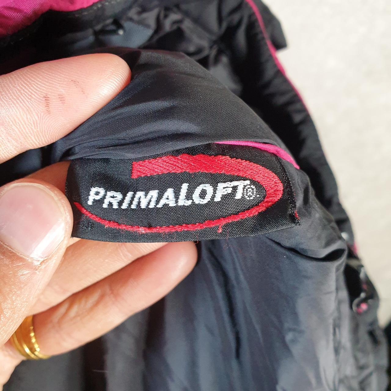Vintage L.L. Bean Outdoors Primaloft Jacket Womens Medium Pink Hooded Waterproof