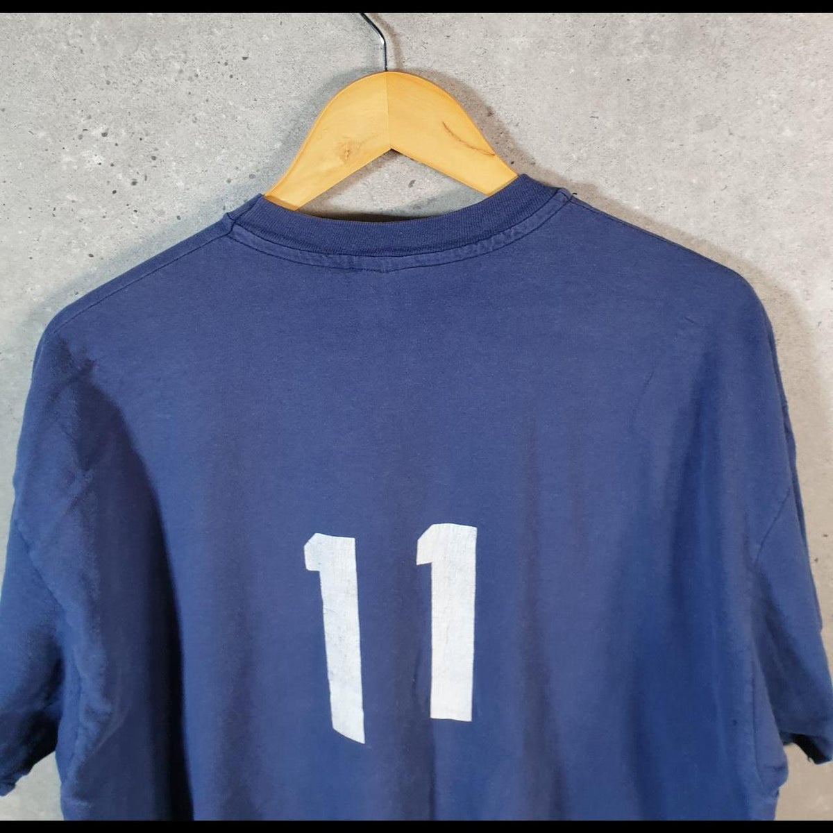 Vintage Hanes Lyme Softball 90s USA Single Stitch T Shirt Men’s XL Blue C8059