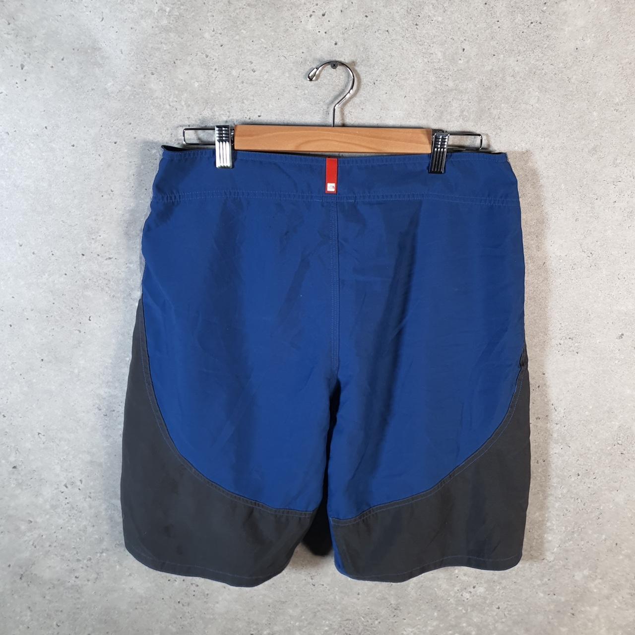 Vintage The North Face TNF Shorts Jorts Chino Cargo Men’s W32 Blue Baggy Cotton