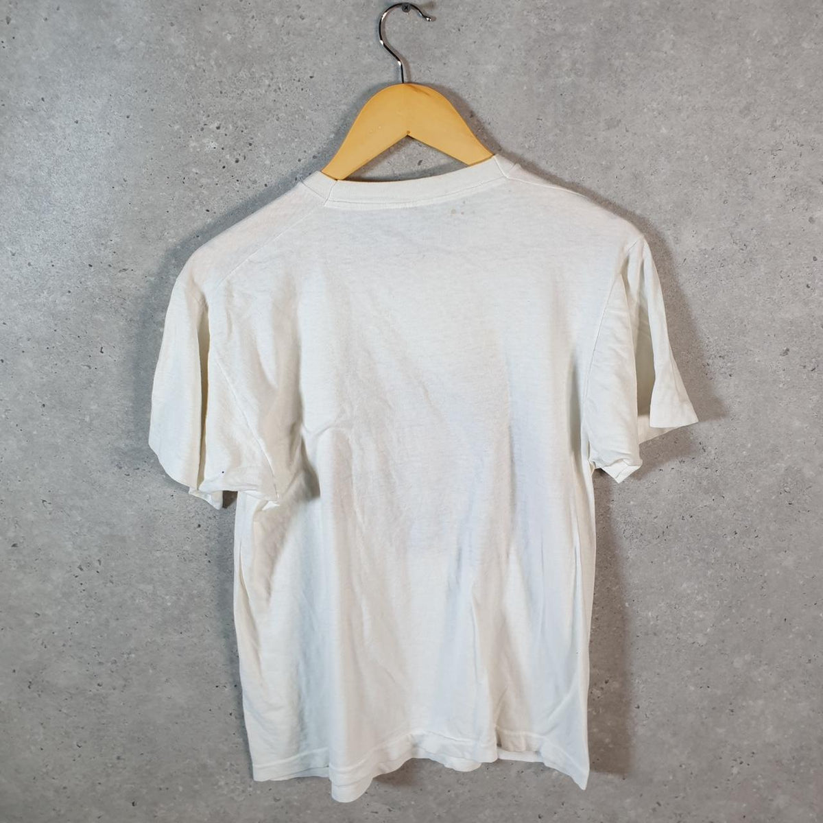 Vintage Fruit of the Loom Thornwood Art Studio Fox 90s Single Stitch T Shirt Men’s XS White C9414