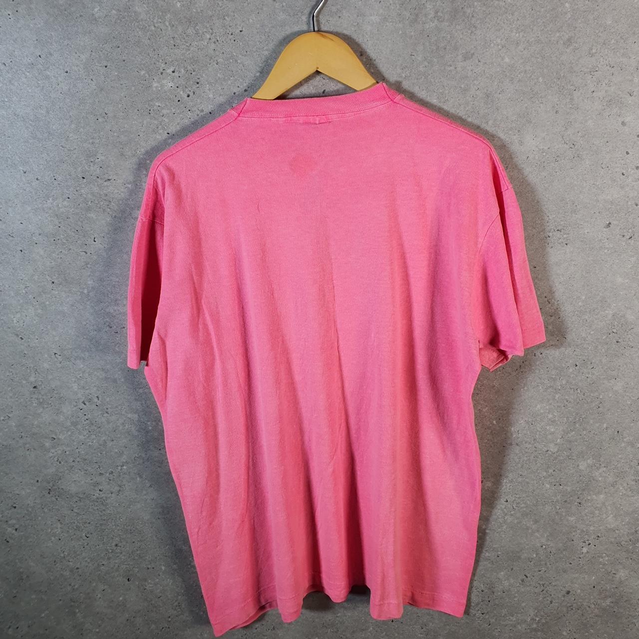 Vintage Fruit of the Loom 1992 Brownie Troop 818 USA Single Stitch T Shirt Men’s XL Pink