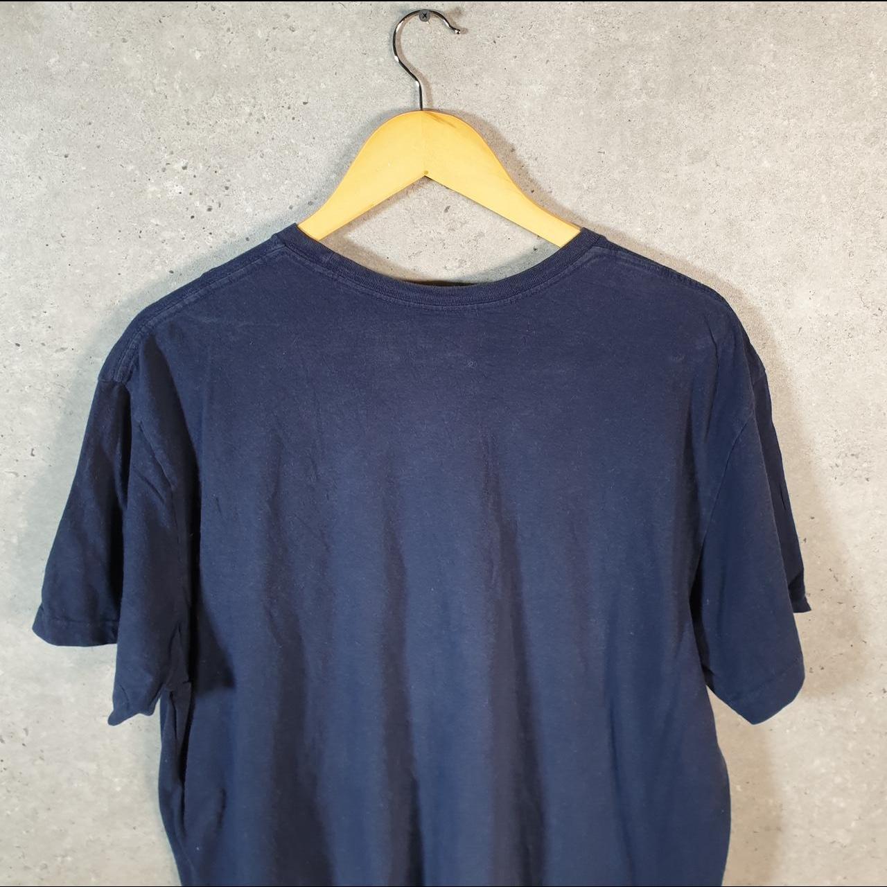 Vintage Ralph Lauren Polo T Shirt Men’s Large Blue Embroidered Classic Fit Pony C9155