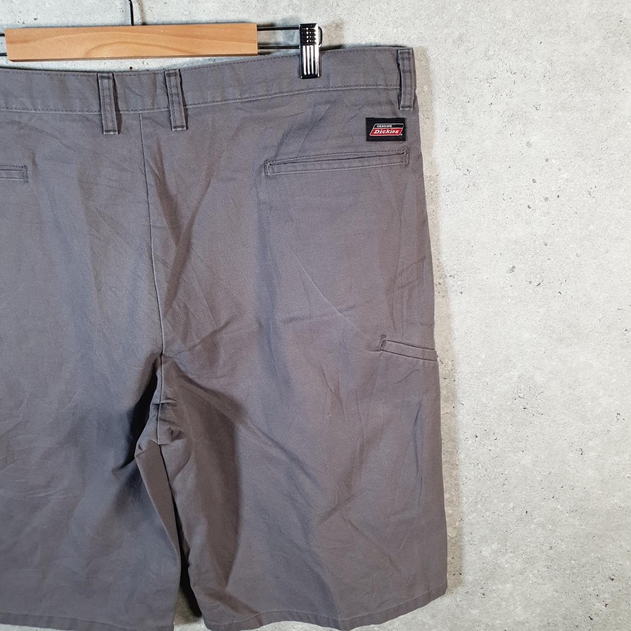 Vintage Dickies Baggy Chino Shorts Jorts Cargo Mens W40 Grey Regular Fit
