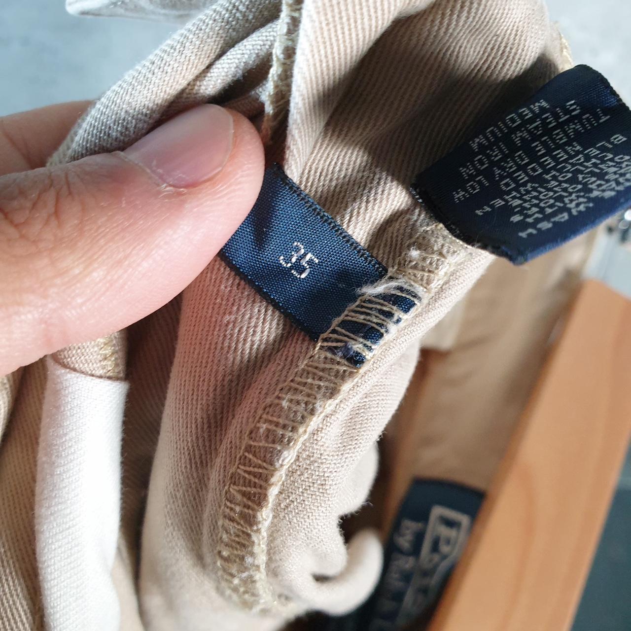 Vintage Ralph Lauren Polo Shorts Jorts Chino Cargo Men’s W35 Brown Baggy Cotton A4255