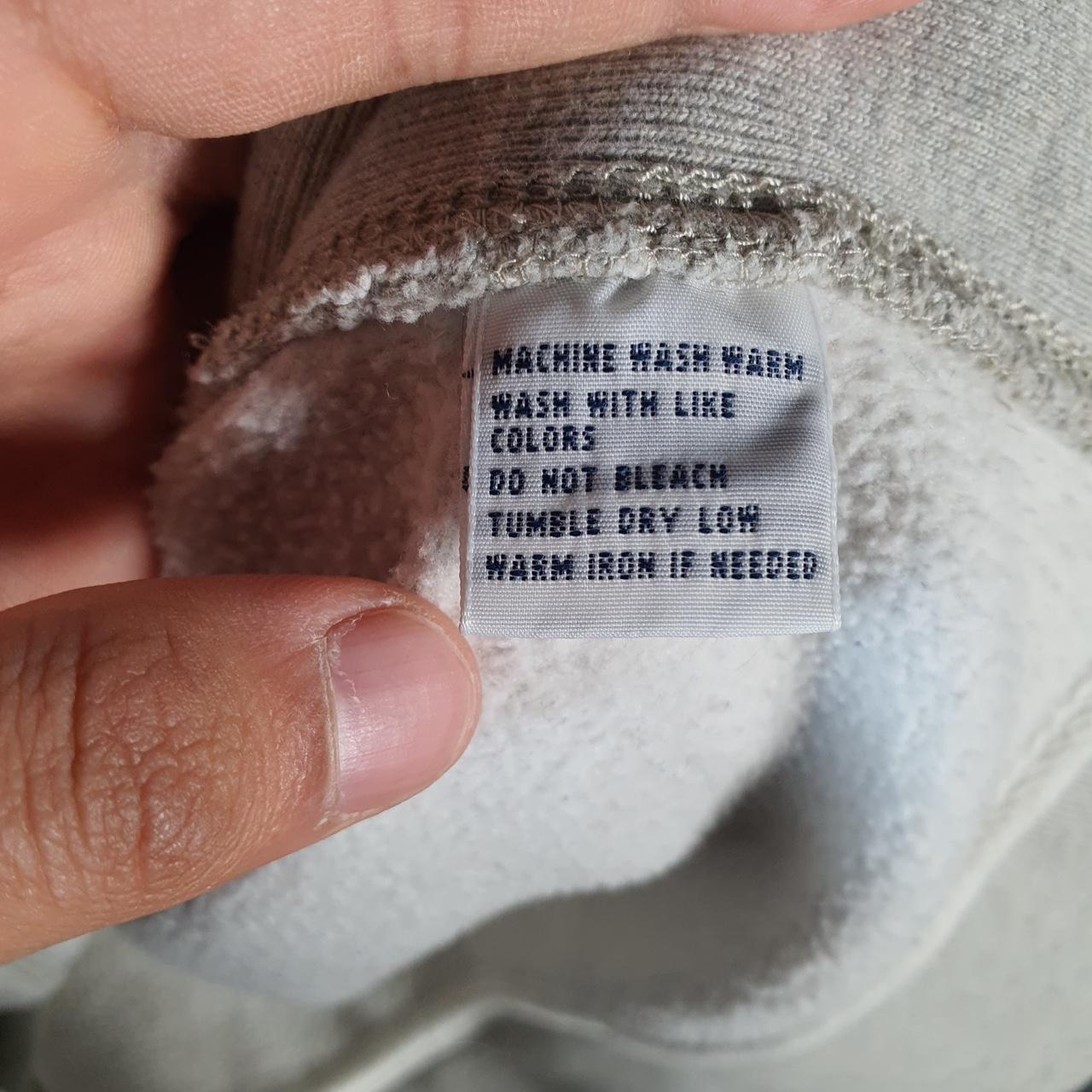 Vintage Ralph Lauren Polo Heavyweight Hoodie Men’s Large Grey Cotton Full Zip Pony