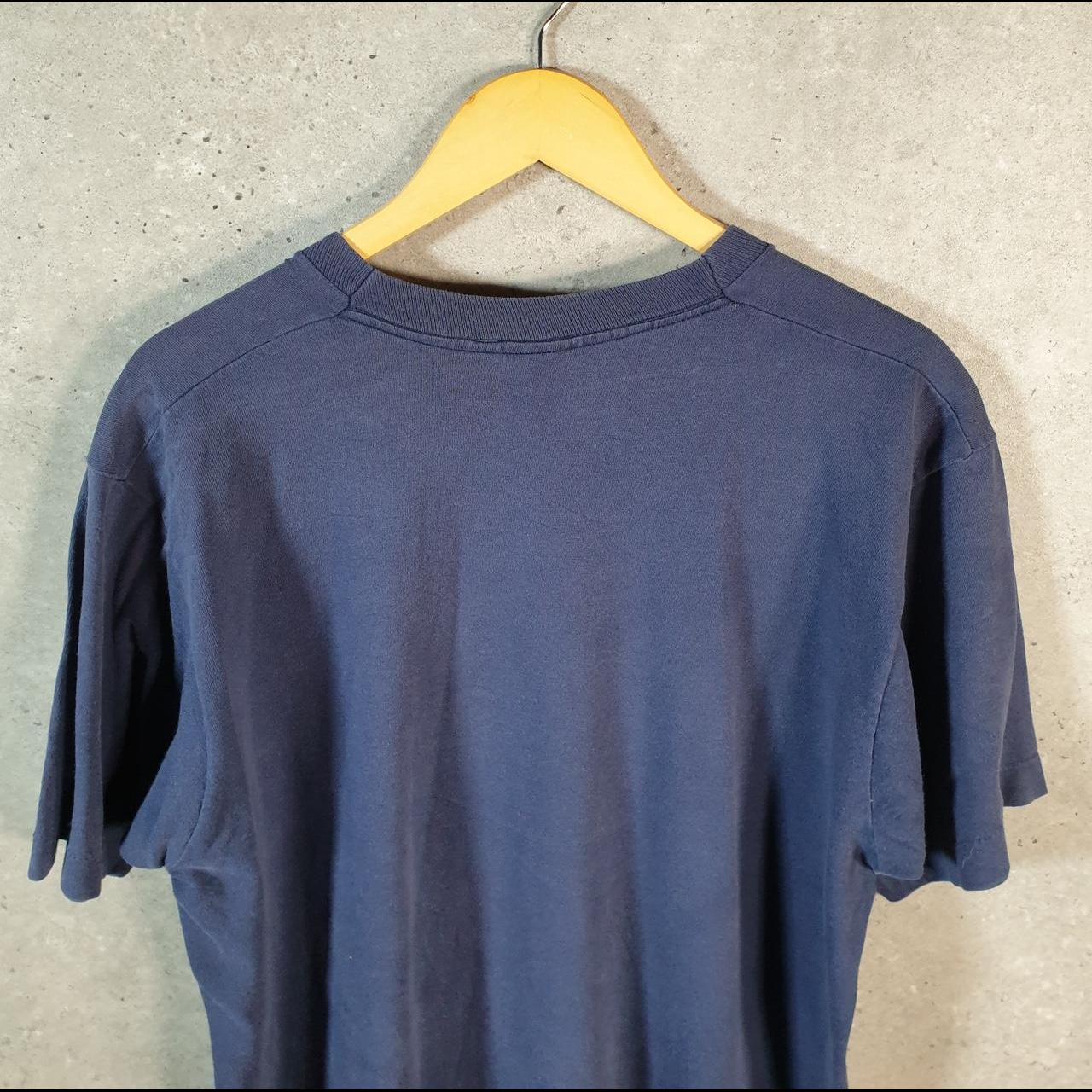 Vintage Fruit of the Loom NFL 1992 Braves County Atlanta Single Stitch T Shirt Men’s Large Blue C8768