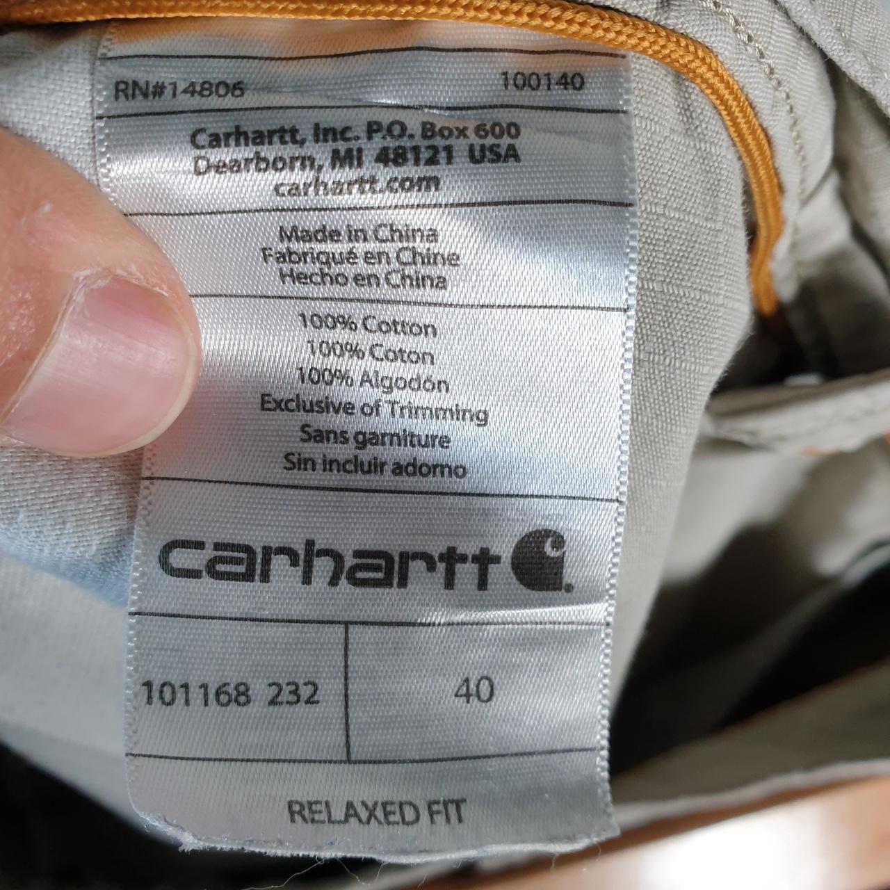 Vintage Carhartt Baggy Carpenter Shorts Jorts Cargo Men’s W40 Brown Relaxed Fit Workwear