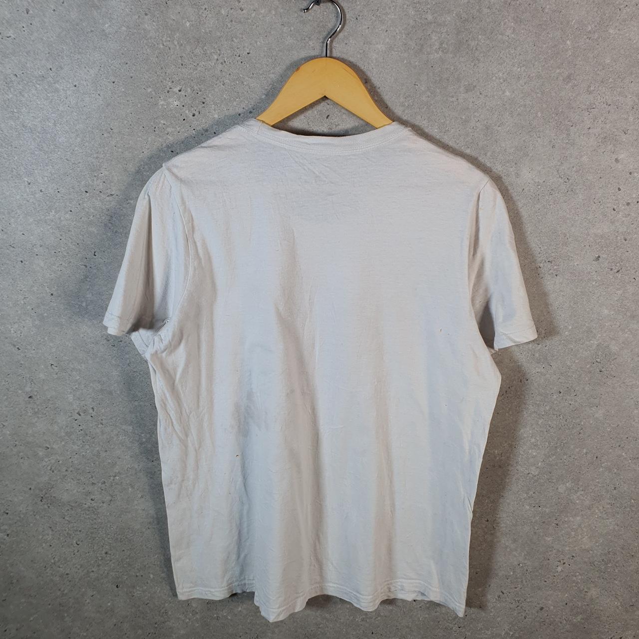 Vintage Adidas Amplifier T Shirt Men’s Large White Three Stripes Logo Athletic