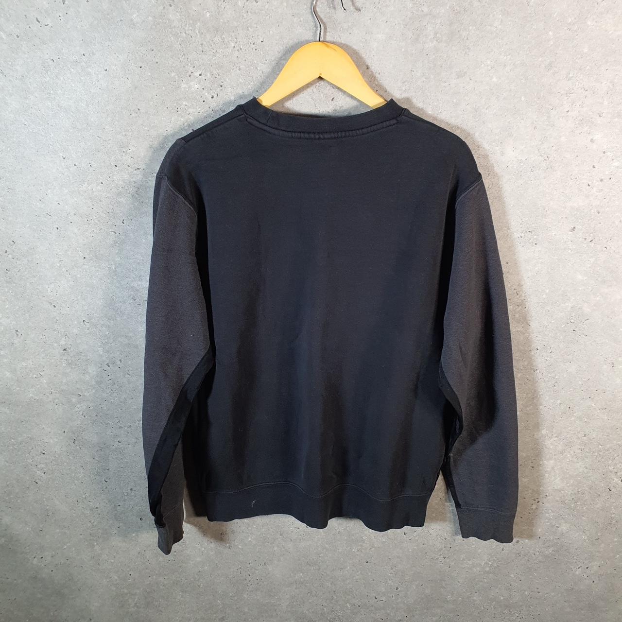 Vintage Nike Club Spellout Hoodie Men’s Medium Black Swoosh Y2K Pullover