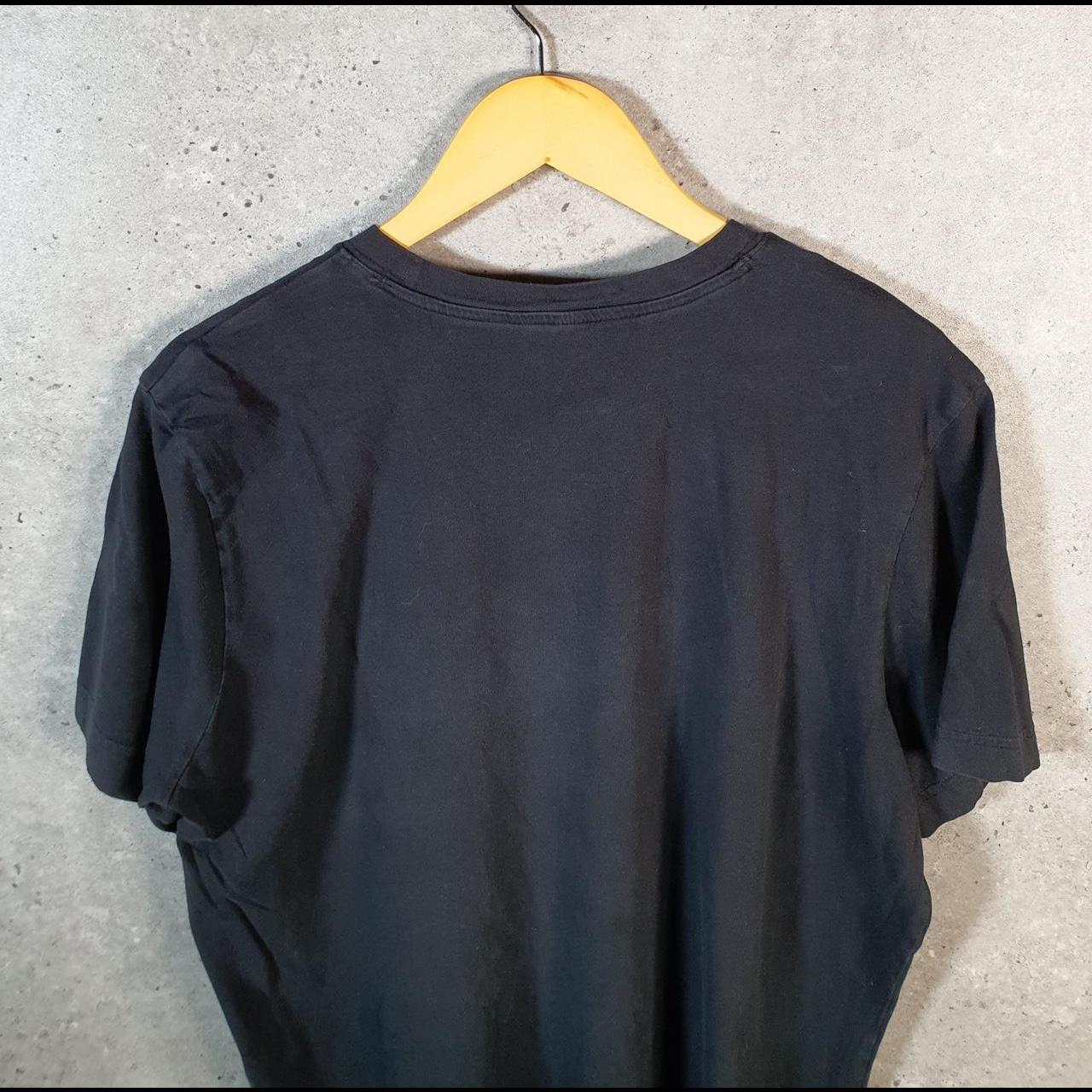 Vintage Adidas Spellout T Shirt Shirt Men’s Large Black Three Stripes Logo Athletic C9840