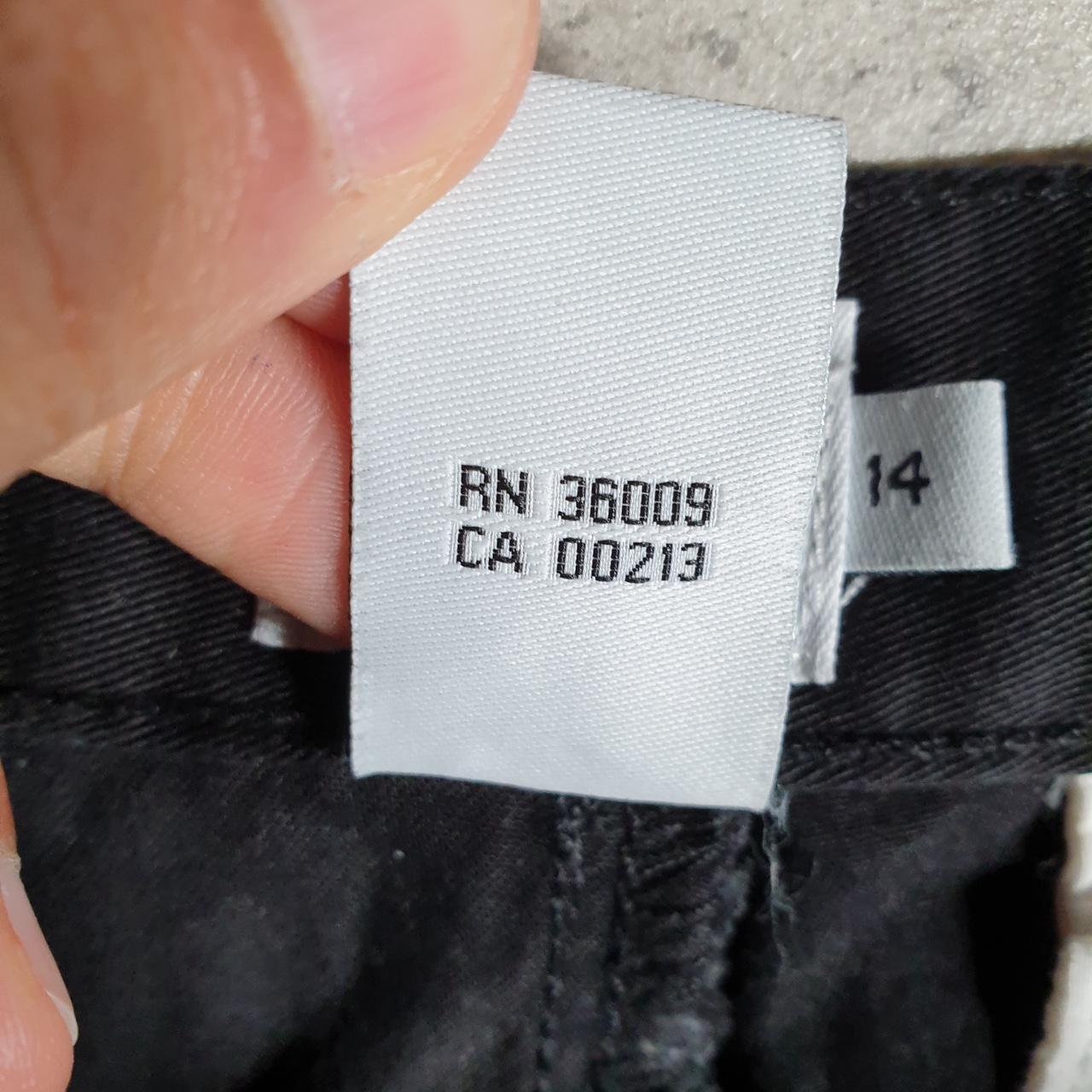 Vintage Calvin Klein Baggy Shorts Jorts Cargo Womens W36 Black Relaxed Denim