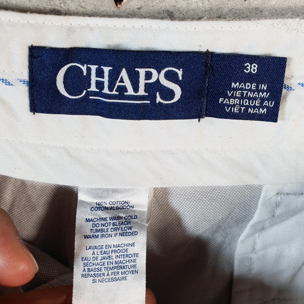 Vintage Chaps Ralph Lauren Polo Shorts Jorts Cargo Men’s W38 Grey Baggy Cotton A4447