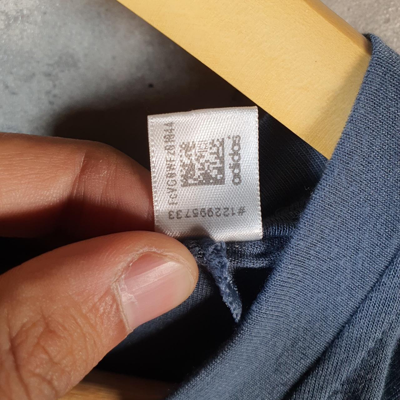 Vintage Adidas Freelift ClimaLite T Shirt Men’s XL Blue Three Stripes Logo Athletic