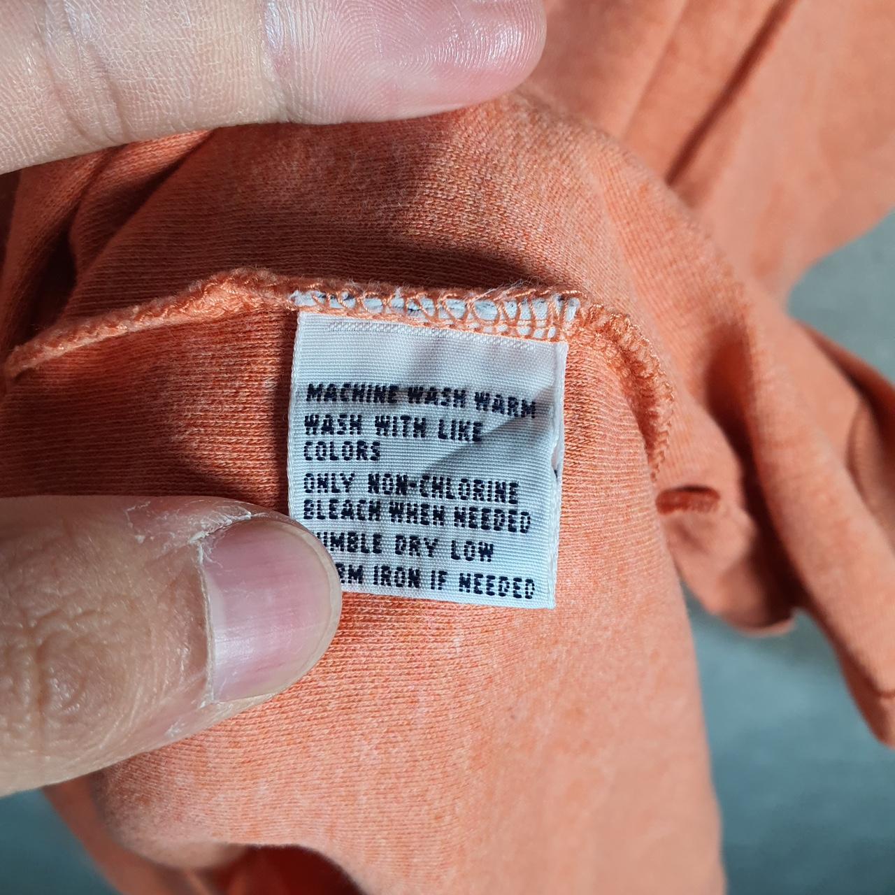 Vintage Ralph Lauren Polo Shirt Men’s Medium Orange Golf Cotton Pony