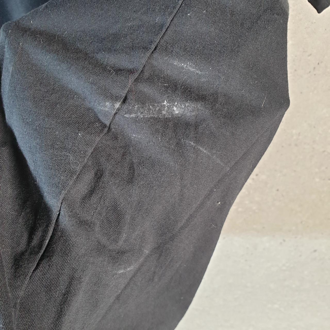 Vintage Adidas Spellout Trefoil Retro T Shirt Womens Large Black Logo Athletic