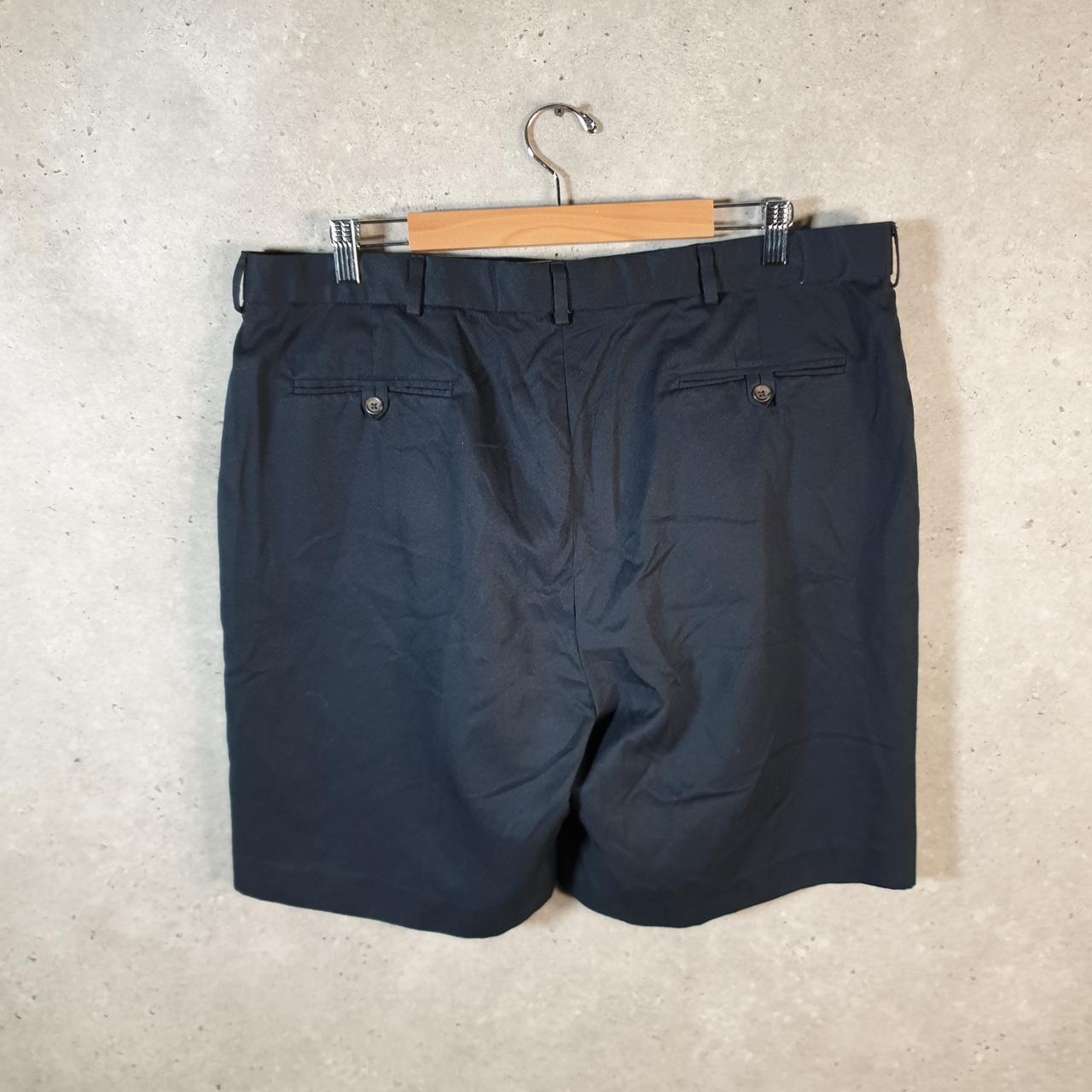 Vintage Ralph Lauren Polo Shorts Jorts Chino Cargo Men’s W40 Navy Blue Baggy Cotton