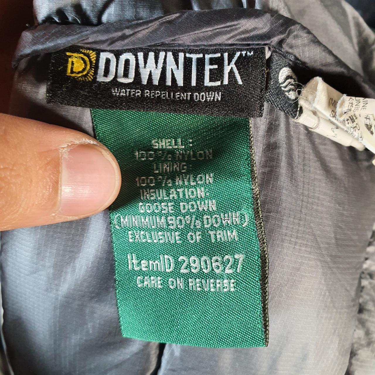 Vintage L.L. Bean Downtex Goose Down Puffer Jacket Mens XL Black Waterproof Shell