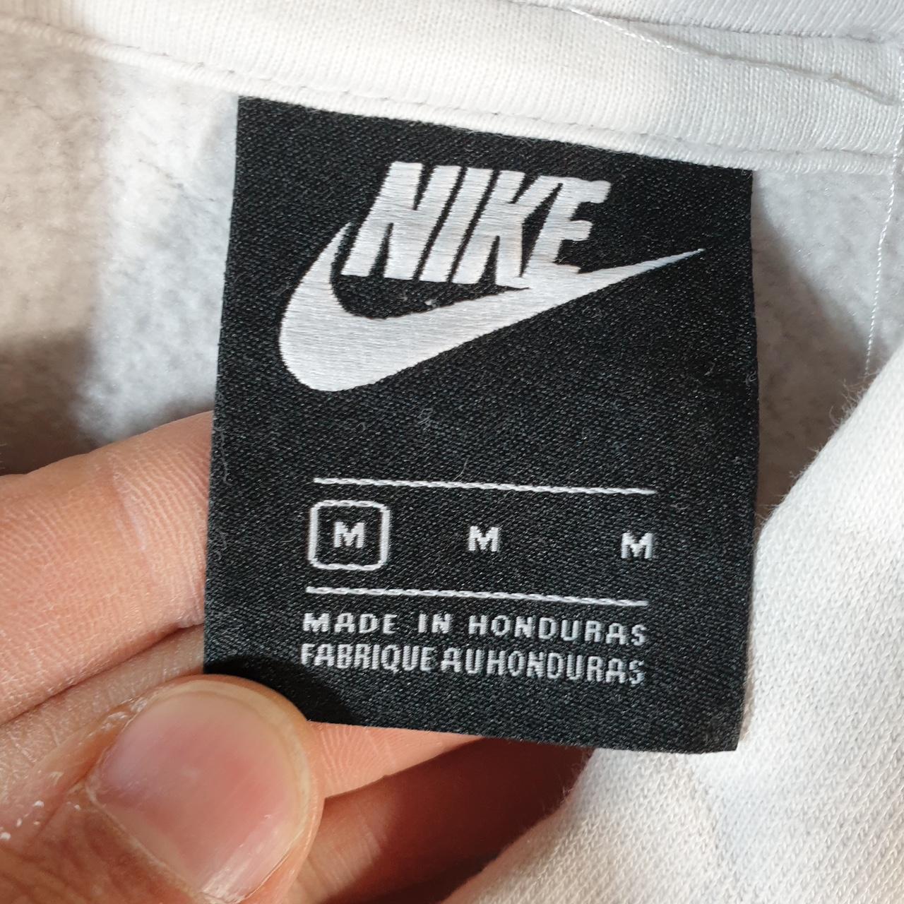 Vintage Nike Club Embroidered Hoodie Men’s Medium White Swoosh Y2K Pullover