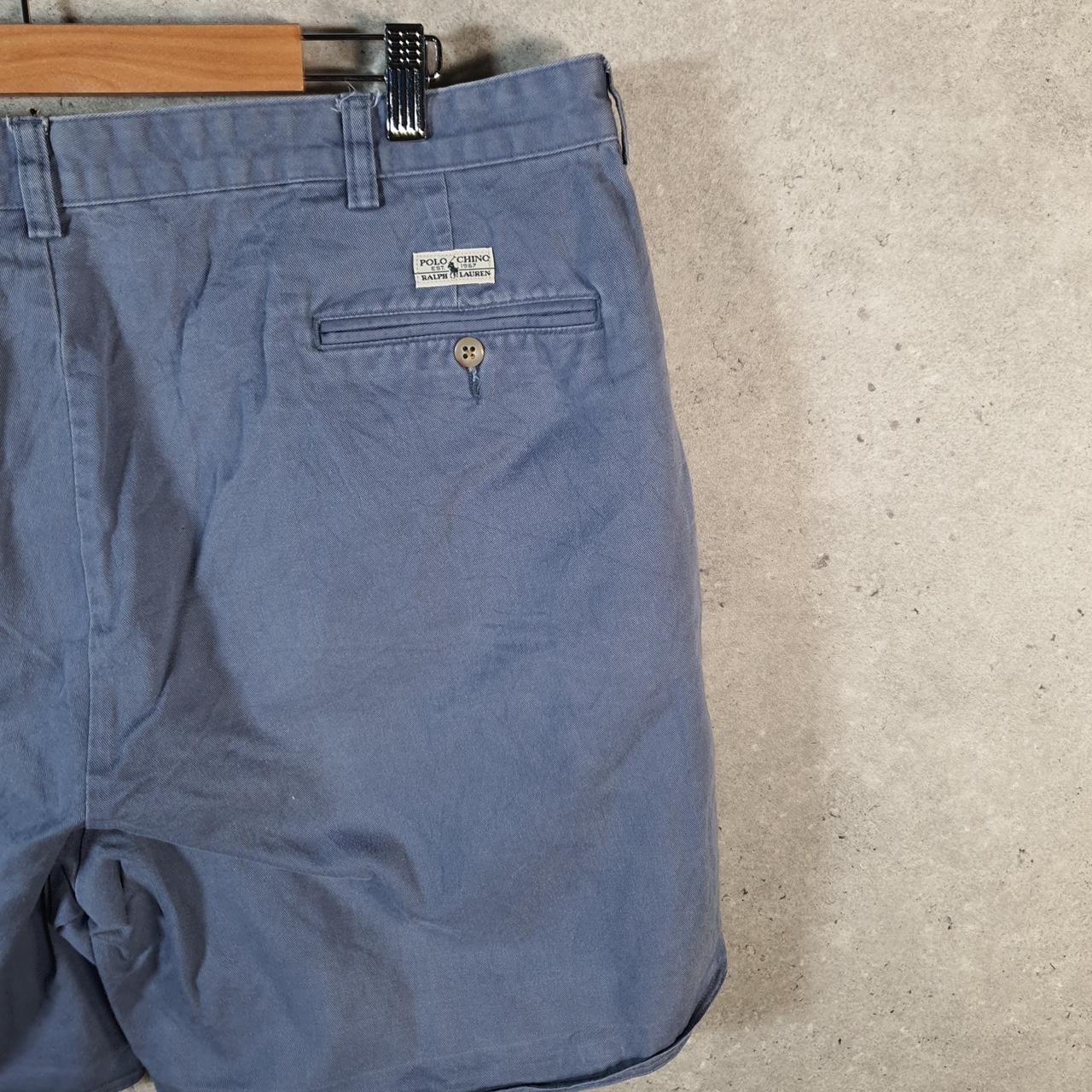 Vintage Ralph Lauren Polo Shorts Jorts Cargo Men’s W40 Blue Baggy Cotton A4656