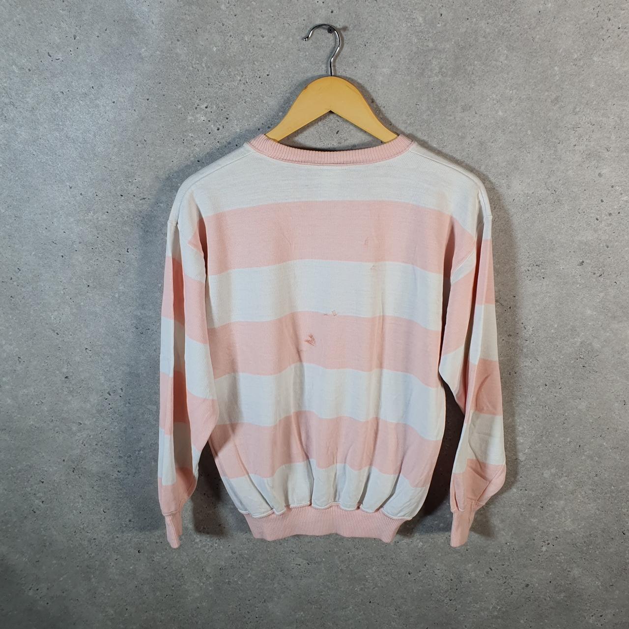 Vintage Izod Lacoste 90s Knit Sweater Mens XS Pink Y2K Jumper Logo