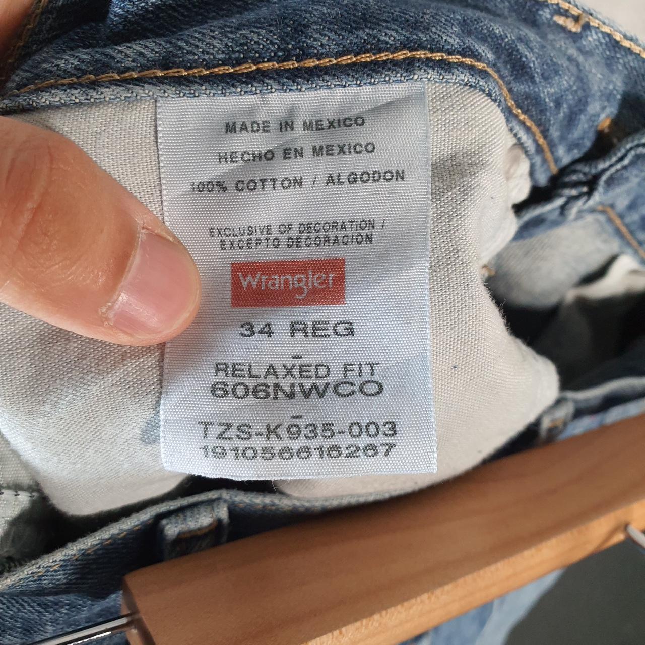 Vintage Wrangler Denim Shorts Jorts Cargo Men’s W34 Blue Baggy Cotton