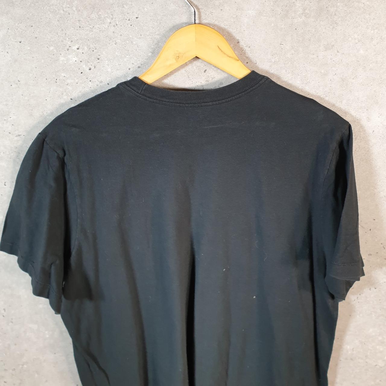 Vintage Nike Just Do It T Shirt Men’s Large Black Printed Single Swoosh Logo Athletic C8257