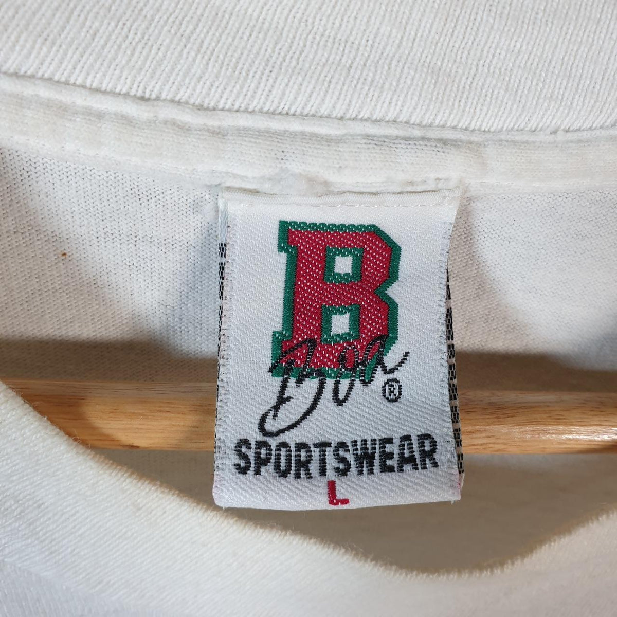 Vintage Boa Indianapolis Ice Hockey Graphic 90s USA Single Stitch T Shirt Men’s Large White