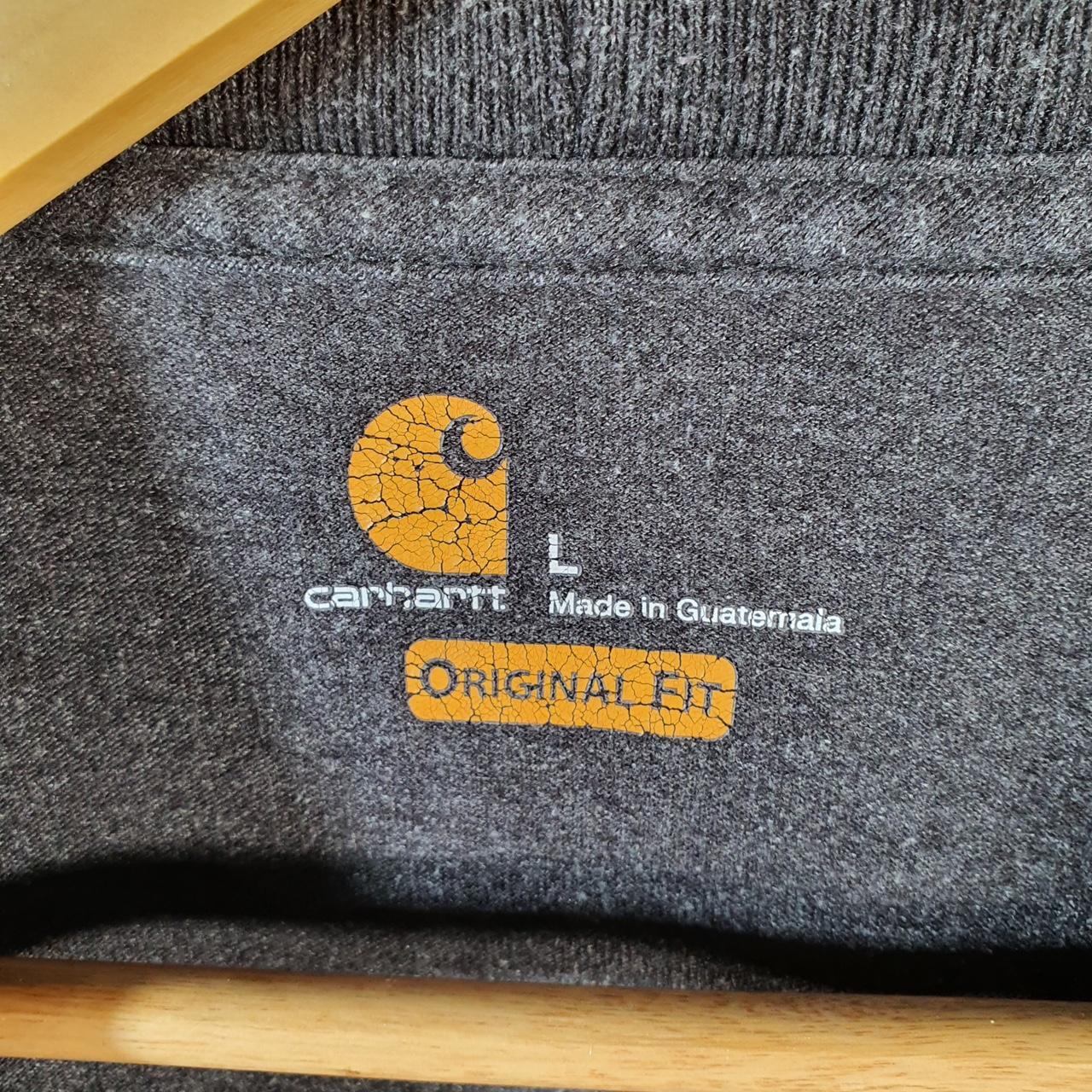 Vintage Carhartt Pocket T Shirt Men’s Large Grey Workwear Chore Utility Original Fit